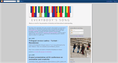 Desktop Screenshot of everybodys-song.blogspot.com