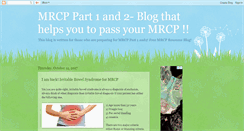 Desktop Screenshot of mrcp1and2.blogspot.com