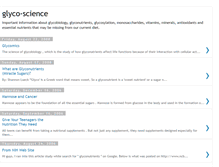 Tablet Screenshot of glyco-science.blogspot.com