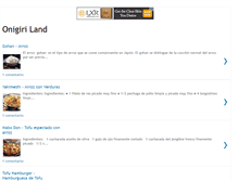 Tablet Screenshot of onigiriland.blogspot.com