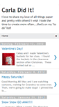 Mobile Screenshot of carladidit.blogspot.com