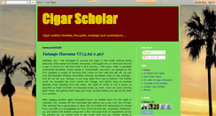 Desktop Screenshot of cigarscholar.blogspot.com