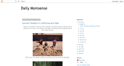 Desktop Screenshot of dailymomsense.blogspot.com