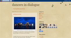 Desktop Screenshot of dancersindialogue.blogspot.com