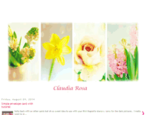 Tablet Screenshot of cardsbyclaudia.blogspot.com