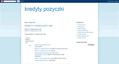 Desktop Screenshot of kredyty-pozyczki-ubezpieczenia.blogspot.com