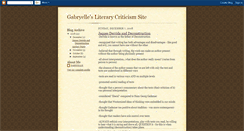 Desktop Screenshot of gabryelle-literarycriticism.blogspot.com