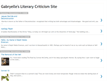 Tablet Screenshot of gabryelle-literarycriticism.blogspot.com