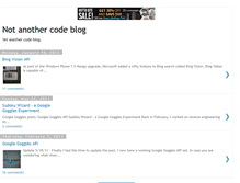 Tablet Screenshot of notanothercodeblog.blogspot.com