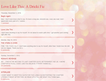 Tablet Screenshot of lovelikethisfic.blogspot.com