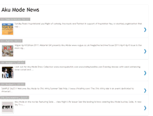 Tablet Screenshot of akumode.blogspot.com