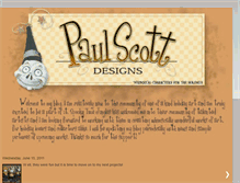 Tablet Screenshot of paulscottdesigns.blogspot.com