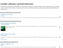 Tablet Screenshot of lendasdacachoeirinha.blogspot.com