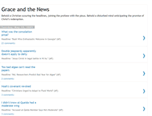 Tablet Screenshot of graceandthenews.blogspot.com