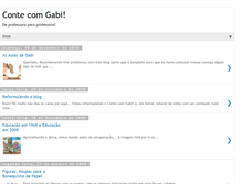 Tablet Screenshot of contecomgabi.blogspot.com