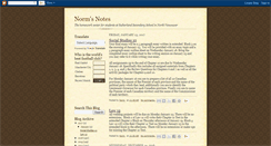 Desktop Screenshot of normsnotes-norm.blogspot.com