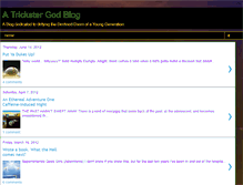Tablet Screenshot of mytrickstergod.blogspot.com