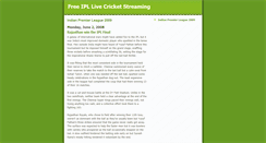 Desktop Screenshot of ipl-sopcast-streaming.blogspot.com
