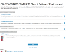 Tablet Screenshot of contemporaryconflicts.blogspot.com