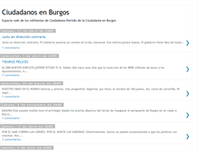 Tablet Screenshot of ciudadanosenburgos.blogspot.com
