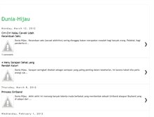 Tablet Screenshot of dunia-hijau-phoenix.blogspot.com