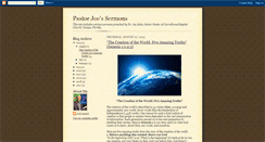 Desktop Screenshot of joealainsermons.blogspot.com