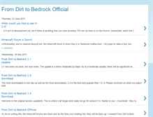 Tablet Screenshot of fromdirttobedrock.blogspot.com