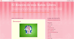 Desktop Screenshot of elrincondemisratoslibres.blogspot.com