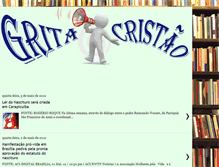 Tablet Screenshot of gritacristao.blogspot.com