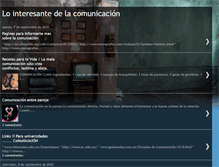 Tablet Screenshot of lointeresantedelacomunicacin.blogspot.com