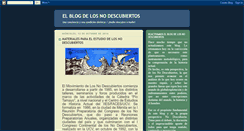 Desktop Screenshot of elblogdelosnodescubiertos.blogspot.com