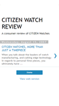 Mobile Screenshot of citizen-watch-review.blogspot.com