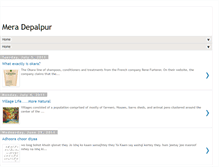 Tablet Screenshot of meradepalpur.blogspot.com