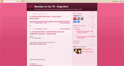 Desktop Screenshot of nacidasenlos70.blogspot.com