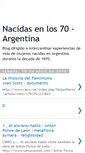 Mobile Screenshot of nacidasenlos70.blogspot.com