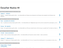 Tablet Screenshot of escucharmusica-44.blogspot.com