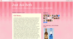 Desktop Screenshot of justaskbeth.blogspot.com