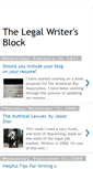 Mobile Screenshot of legalwritersblock.blogspot.com