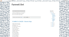 Desktop Screenshot of farewellowl.blogspot.com