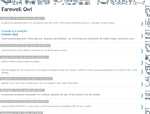 Tablet Screenshot of farewellowl.blogspot.com
