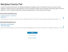 Tablet Screenshot of mariposacountyfair.blogspot.com