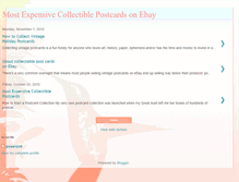 Tablet Screenshot of collectablepostcards.blogspot.com