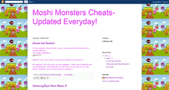 Desktop Screenshot of moshimonsterscheating.blogspot.com