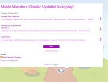 Tablet Screenshot of moshimonsterscheating.blogspot.com
