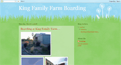 Desktop Screenshot of kingfarmboarding.blogspot.com