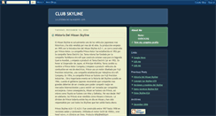 Desktop Screenshot of club-skyline.blogspot.com