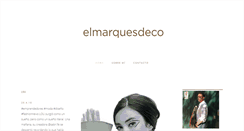 Desktop Screenshot of elmarquesdeco.blogspot.com