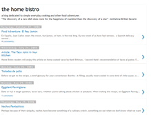 Tablet Screenshot of homebistro.blogspot.com
