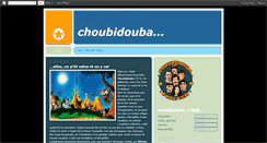 Desktop Screenshot of choubidouba.blogspot.com