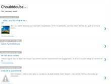 Tablet Screenshot of choubidouba.blogspot.com